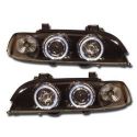 Gruppi ottici Angel Eyes BMW Serie 5 (E39) 95-00 neri