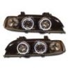 Gruppi ottici Angel Eyes BMW Serie 5 (E39) 95-00 neri