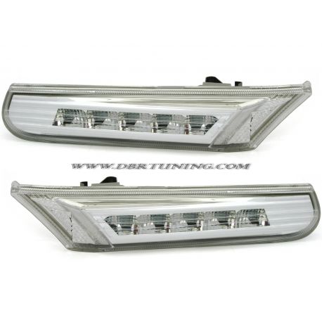Side turn signals LED PORSCHE 986 996 chrome