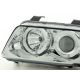 Coppia fari Angel Eyes Led Audi A4 B5 99-01