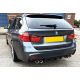 Diffusore 2 uscite doppie M Performance BMW 3 F30