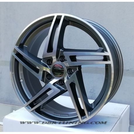 Cerchi in lega MIM TM001 Anthracite polish 18