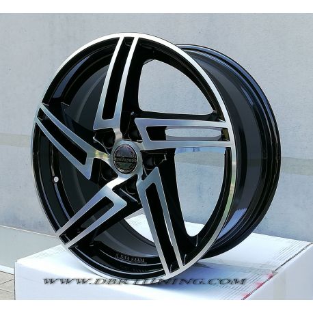 Cerchi in lega MIM TM001 Black polish 18