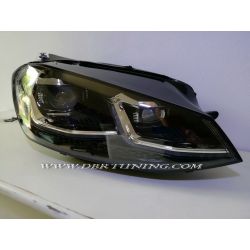 Fari Led freccia dinamica  VW GOLF 7 12-17 neri
