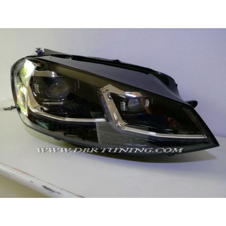 Fari Led freccia dinamica  VW GOLF 7 12-17 neri