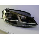 Fari Led freccia dinamica  VW GOLF 7 12-17 neri