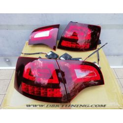 Fanali LED AUDI A4 Avant 05-08 rosso ciliegia