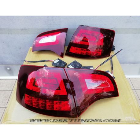 Fanali LED AUDI A4 B7 Avant 05-07 rosso ciliegia