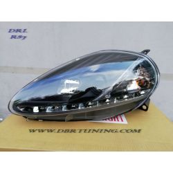 Coppia fari Daylight LED DRL Fiat G.PUNTO 08 nero