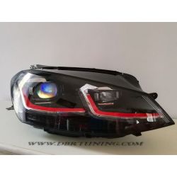 Headlight Dinamic Led VW GOLF 7 12-17 black