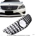 Grille Mercedes E 207 GTR look 13-16 black chrome