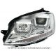 Fari anteriori Led Litec VW GOLF 7 12-17 neri