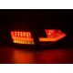 Fanali Tube Led AUDI A4 B8 look 2012 per 07-11 rosso