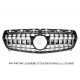 Grill AMG GTR Mercedes A W176 12-15 black chrome