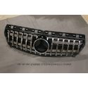 Parrilla GTR Mercedes A W176 12-15 negro cromado