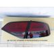 Fanali Tube Led AUDI A4 B8 look 2012 per 07-11 rosso fumè