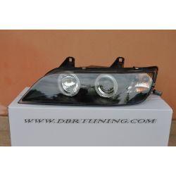 Coppia fari Angel eyes Bmw Z3 E37 96-02 neri