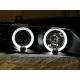 Coppia fari Angel eyes Bmw Z3 E37 96-02 neri