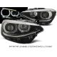 Coppia fari ANGEL EYES LED BMW F20 F21 11-15 neri