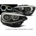 Headlights ANGEL EYES LED BMW F20 F21 11-15 black