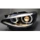 Coppia fari ANGEL EYES LED BMW F20 F21 11-15 neri
