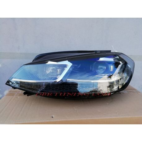 Fari Angel + freccia Led VW GOLF 7 12-17 neri