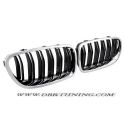 Grill BMW F10 F11 look M5 2011 Glossy Black Chrome