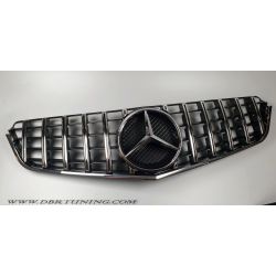 Calandra Mercedes E 207 look GTR 09-13 nera-cromo