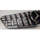Calandra Mercedes E 207 look GTR 09-13 nera-cromo