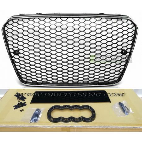 Parrilla deportiva look RS AUDI A5 12-16 negro lúcido
