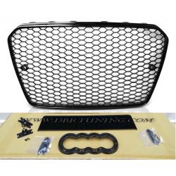 Calandra sportiva look RS AUDI A5 12-16 nero lucido