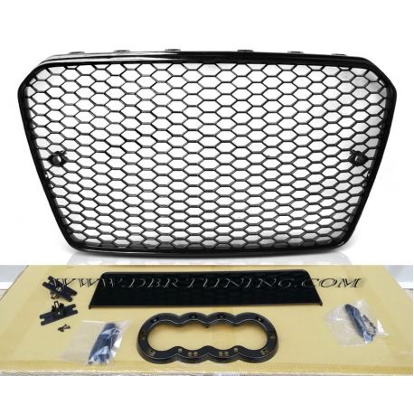 Parrilla deportiva look RS AUDI A5 12-16 negro lúcido