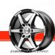 Cerchi in lega Avus GRIZZLY MATT BLACK POLISHED da 17