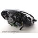 Headlights Daylight Led Mercedes W204 07-11 black