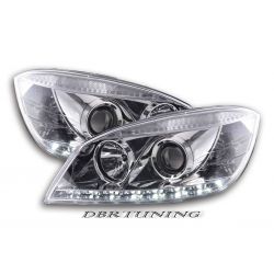 Headlights Daylight Led Mercedes W204 07-11
