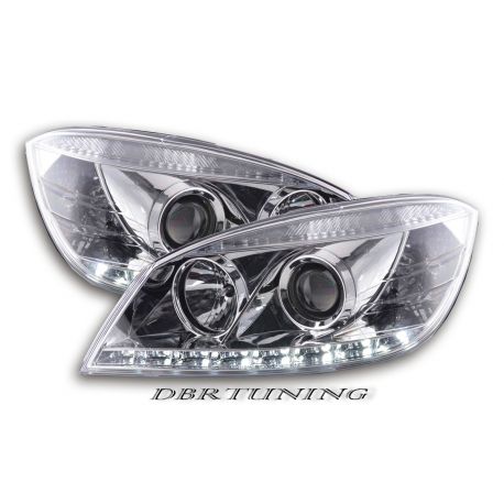 Faros delanteros Daylight Led Mercedes W204 07-11