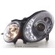 Headlights Daylight Led Mercedes W204 07-11 black