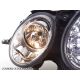 Faros delanteros Daylight Led Mercedes W204 07-11 negro