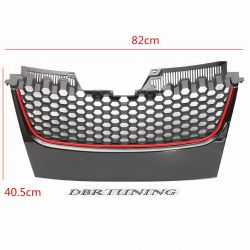Sport grill VW GOLF 6  look GTI black red