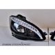 Faros delanteros Tube Led Mercedes C W204 07-11 dinámico