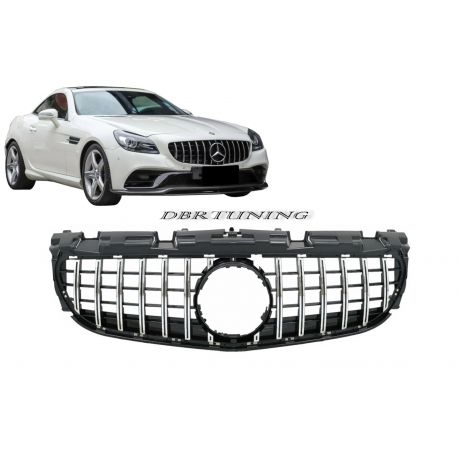 Parrilla Mercedes E 207 look GTR 13-17 negro cromado