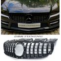 Parrillas Mercedes SLK look GTR 11-15 negro cromado