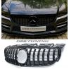 Grilles Mercedes SLK look GTR 11-15 black chrome