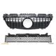 Grilles Mercedes SLK look GTR 11-15 black chrome
