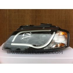 Coppia fari TubeLight DRL Audi A3 8P 03-08 neri