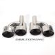 Pair sports silencers look Mercedes AMG INOX