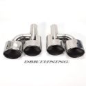 Pair sports silencers look Mercedes AMG INOX