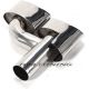 Pair sports silencers look Mercedes AMG INOX