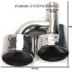 Pair sports silencers look Mercedes AMG INOX