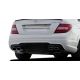 Pair sports silencers look Mercedes AMG INOX